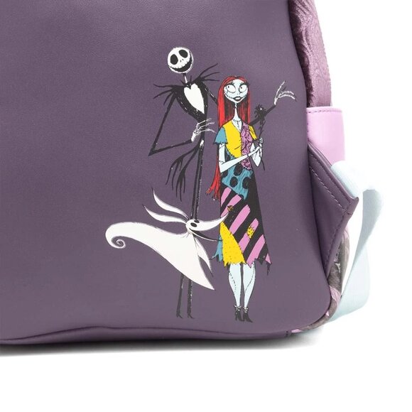 Loungefly Disney Nightmare Before Christmas Glow in Dark Backpack 707 Street NWT - Picture 10 of 10